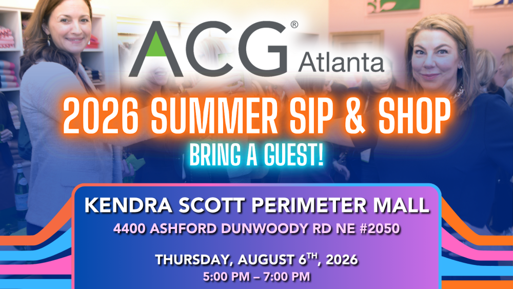 2026 Summer Sip & Shop graphic
