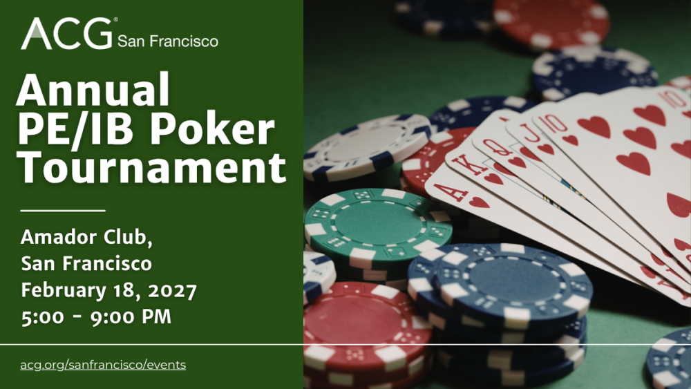 PE/IB Poker Tournament
