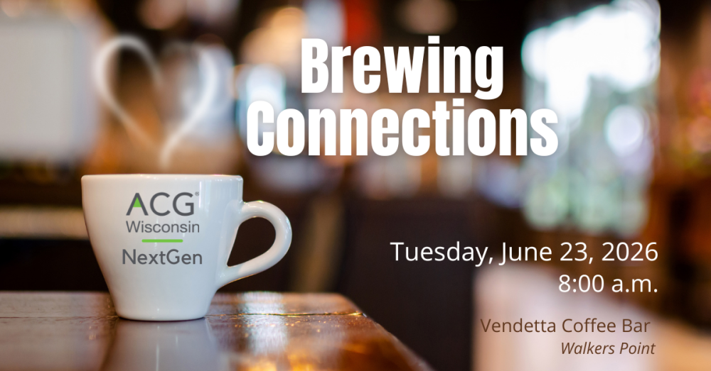 ACG WI NextGen - June Brewing Connections