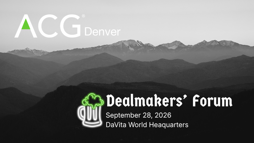 Dealmakers' Forum