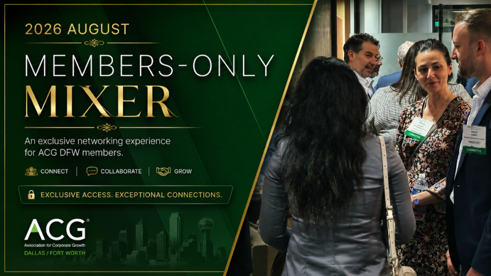 Aug 2026 Member Only Mixer Event