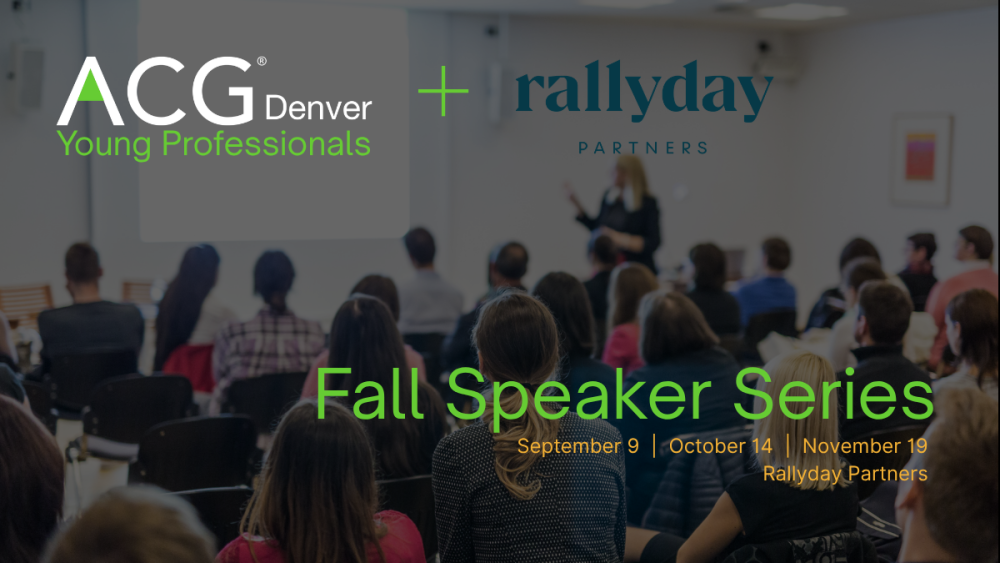 RDP Fall Speaker Series Event