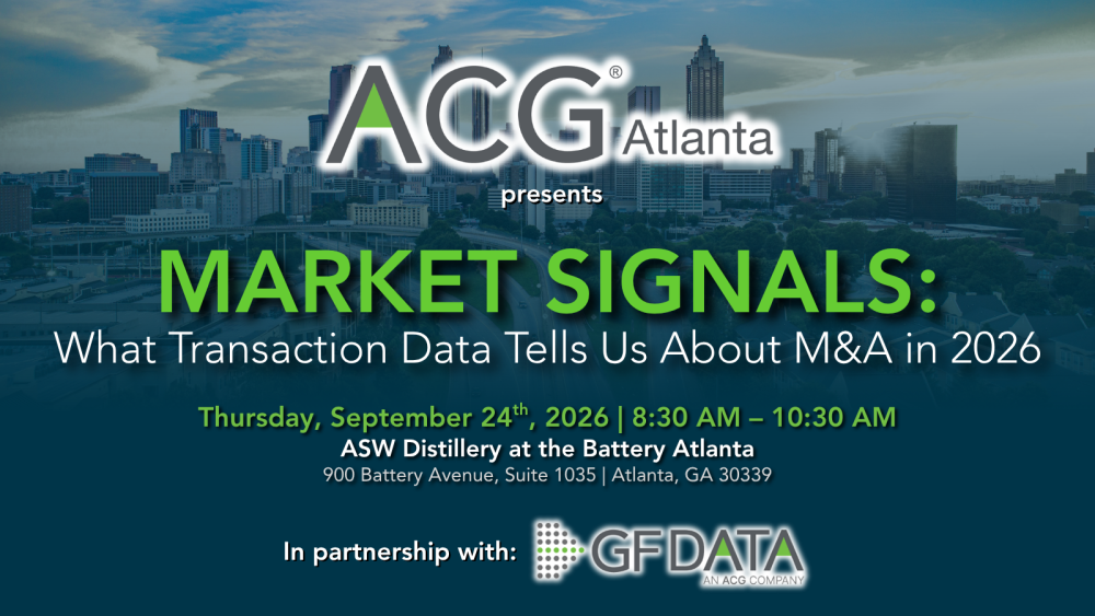 ACG Atlanta Presents Market Signals Program 2026