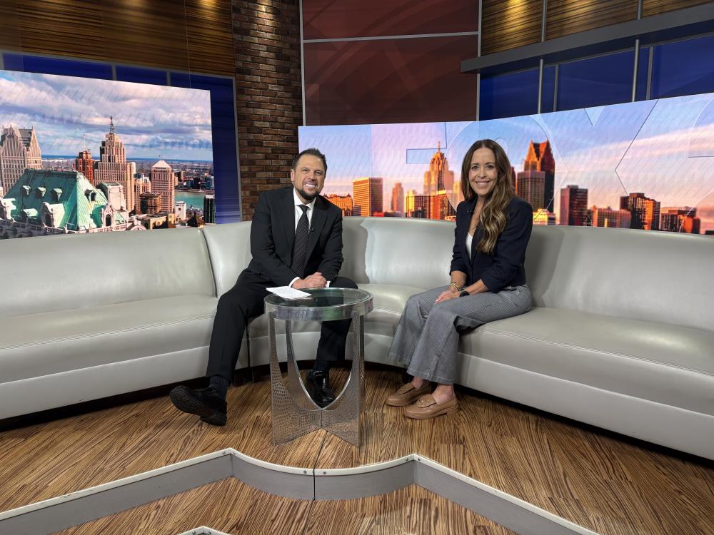 Carrie Schochet on Fox 2 News