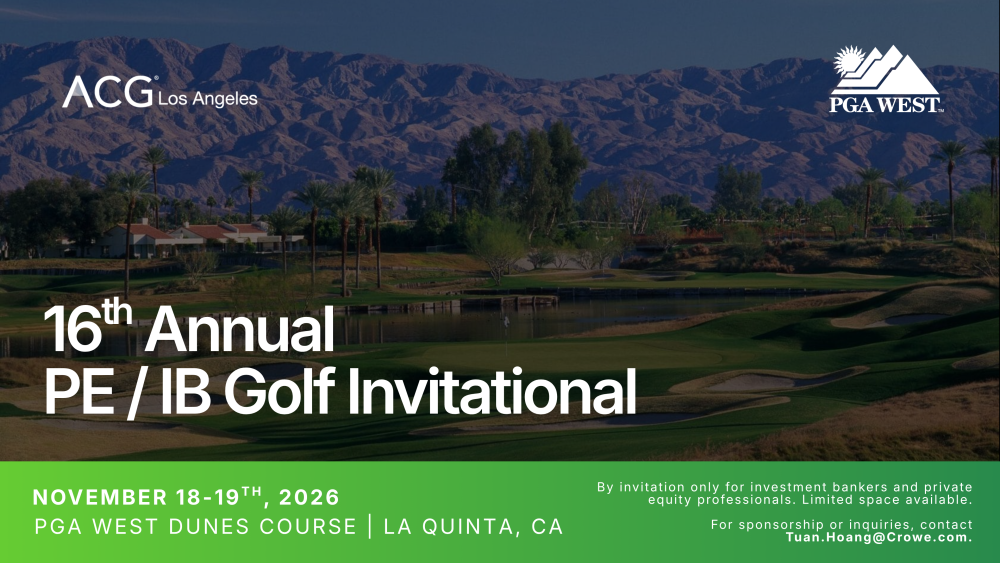 16th Annual PE IB Golf Invitational