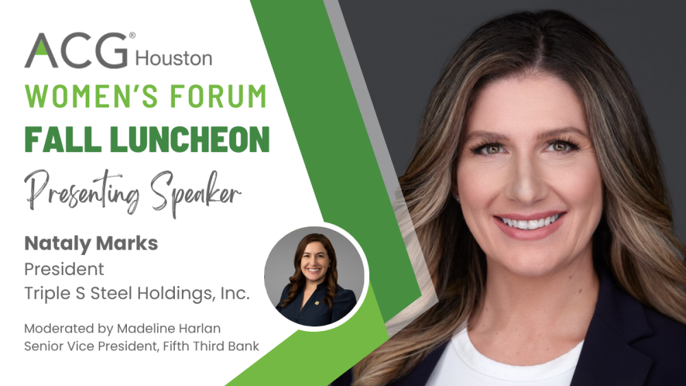 ACG Houston Women's Forum Fall Luncheon