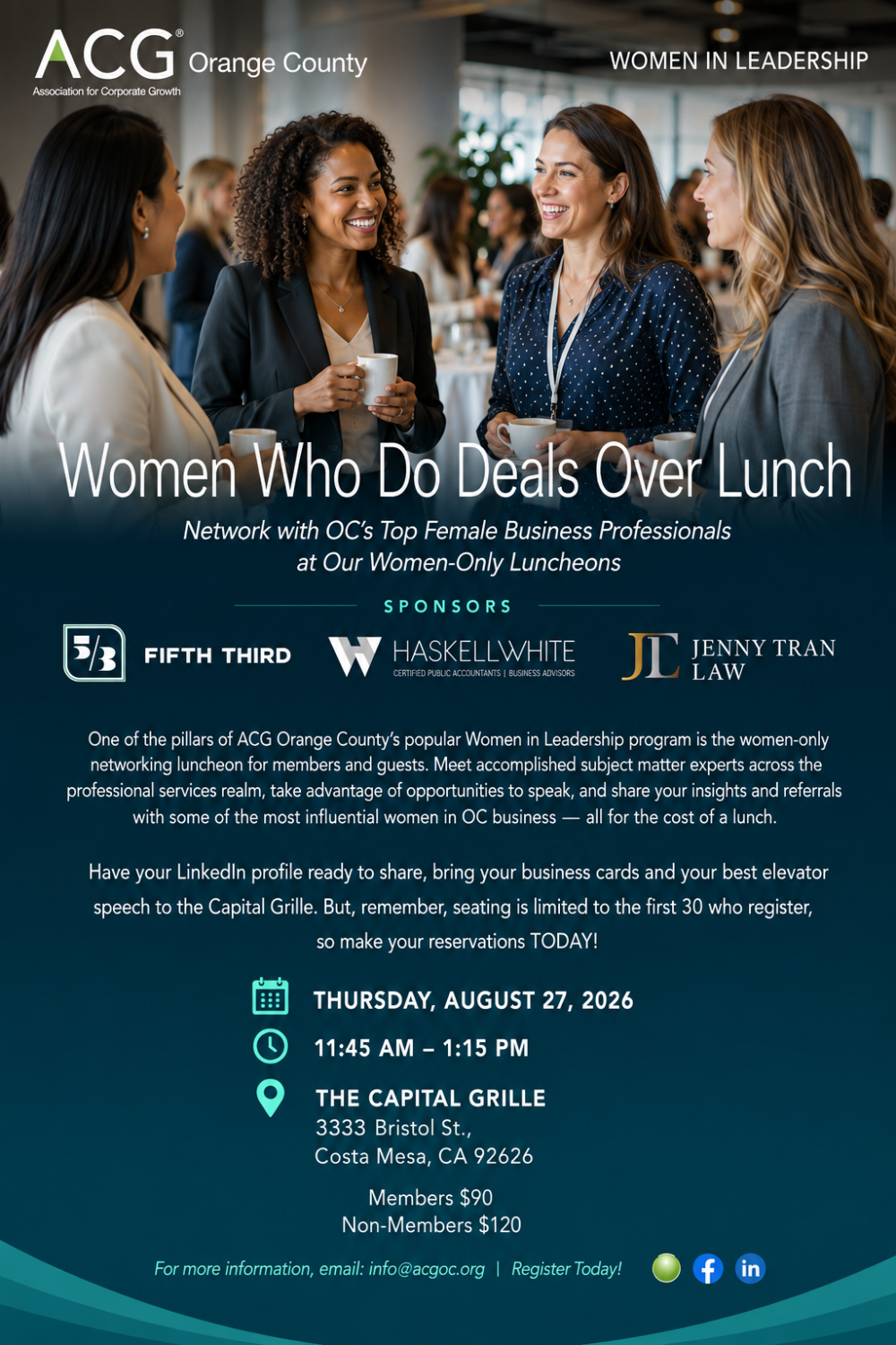 ACG OC Women in Leadership Luncheons - 2026