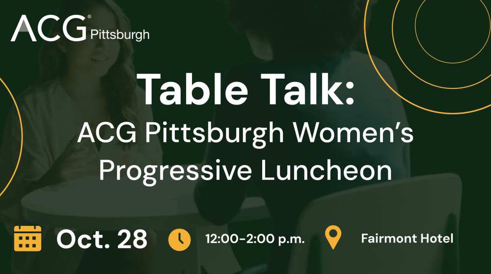 ACG Pittsburgh Women October Program