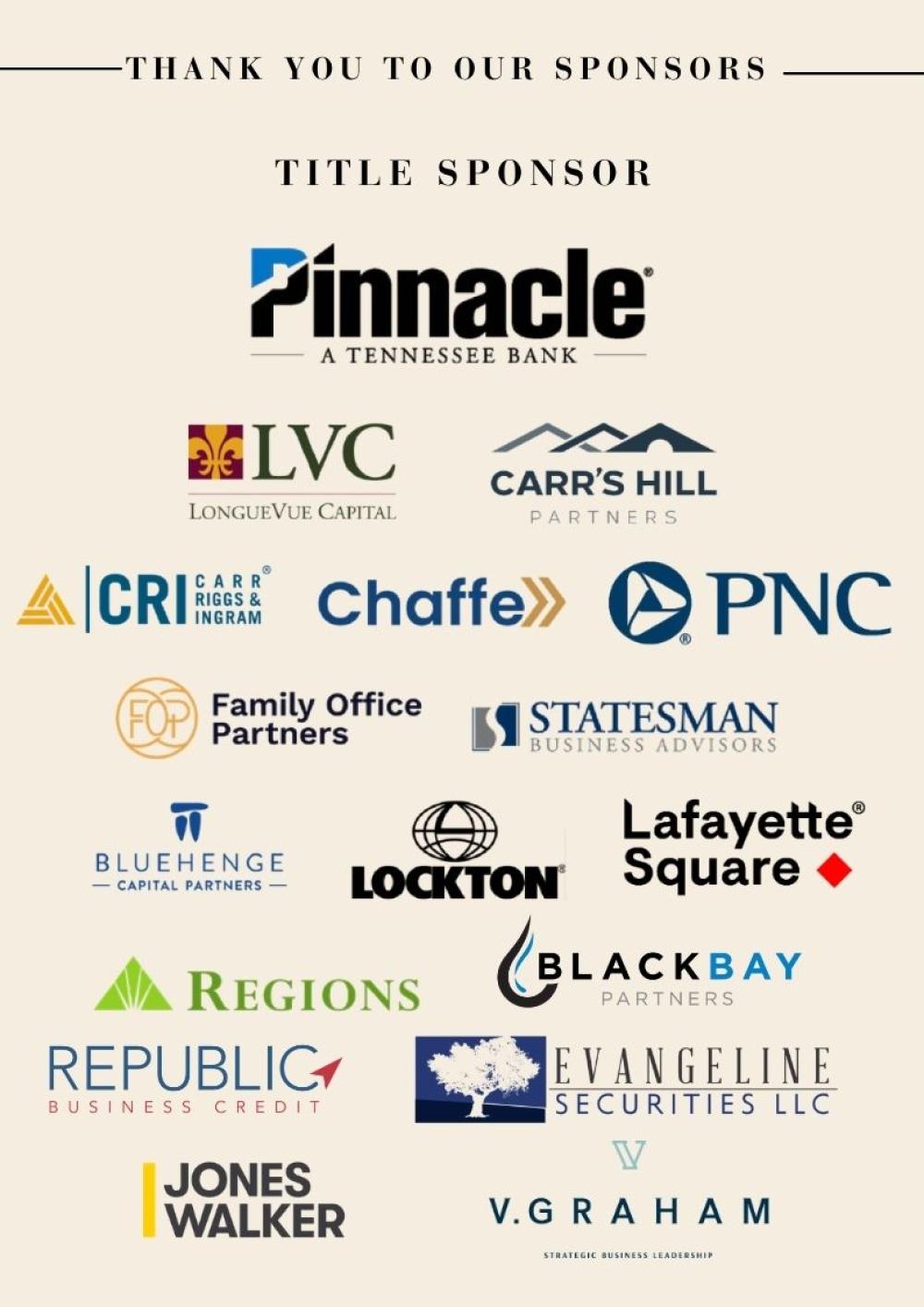 Sponsors