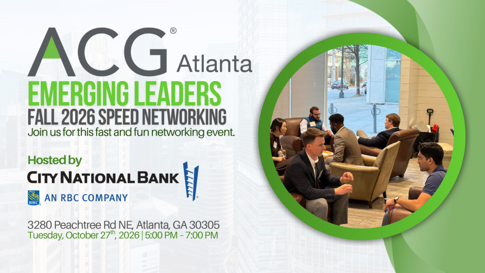 Emerging Leaders Fall 2026 Speed Networking