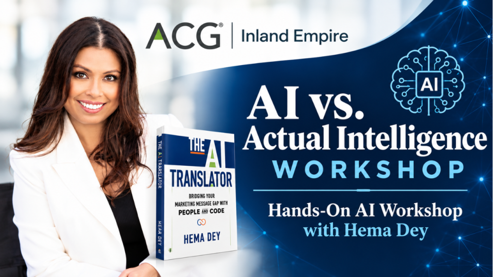 AI VS Actual Intelligence event 