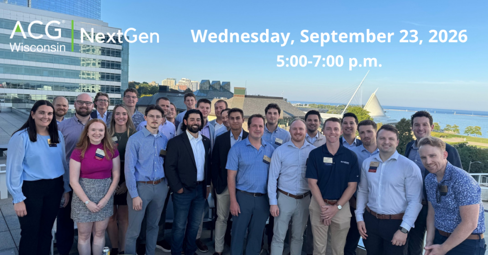 ACG WI NextGen September 23, 2026 Social