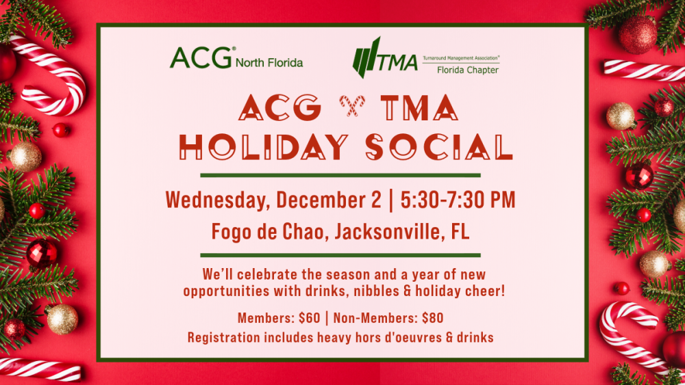 Holiday social flyer with details