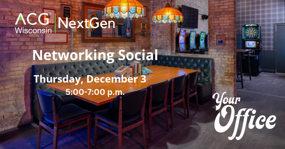 ACG WI NextGen December 3, 2026 Social