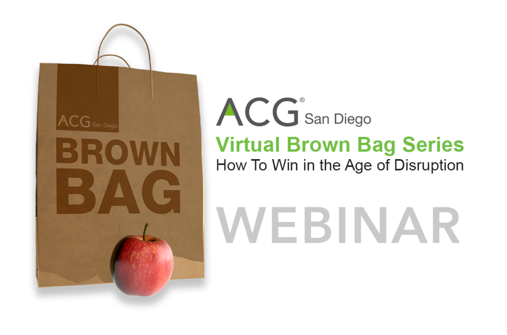 ACG San Diego WEBINAR | BrownBag - Restructuring 101: Tactics & Alternatives