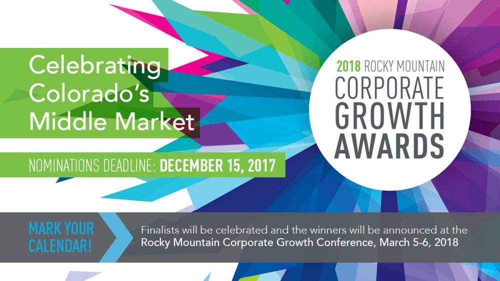 2018 Corporate Growth Awards