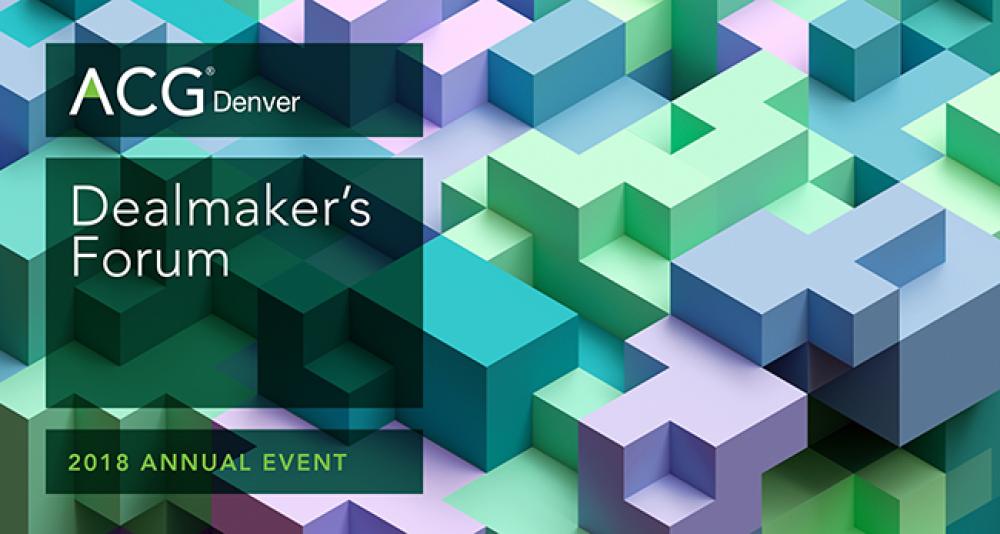 2018 Dealmaker's Forum 2018 Dealmaker's Forum