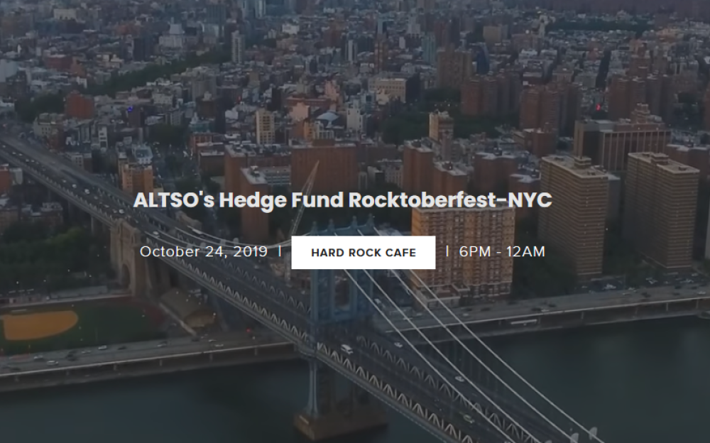 ALTSO's 16th Annual Hedge Fund Rocktoberfest