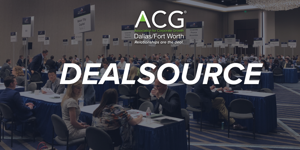 DealSourcce ACG DFW DealSource