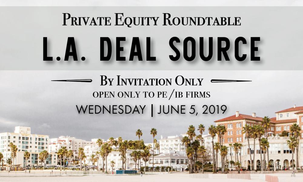 Deal Source June 5 2019 Deal Source June 5 2019