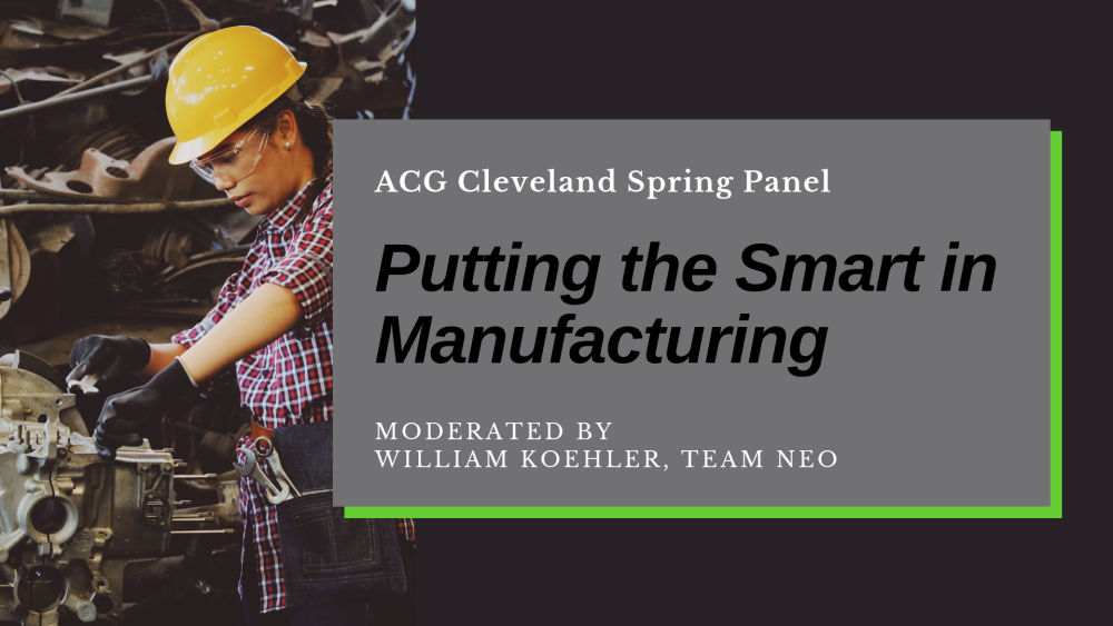 Putting the Smart in Manufacturing