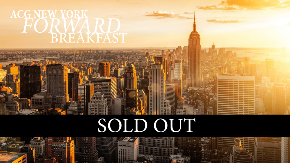 ACG New York Forward Breakfast Program