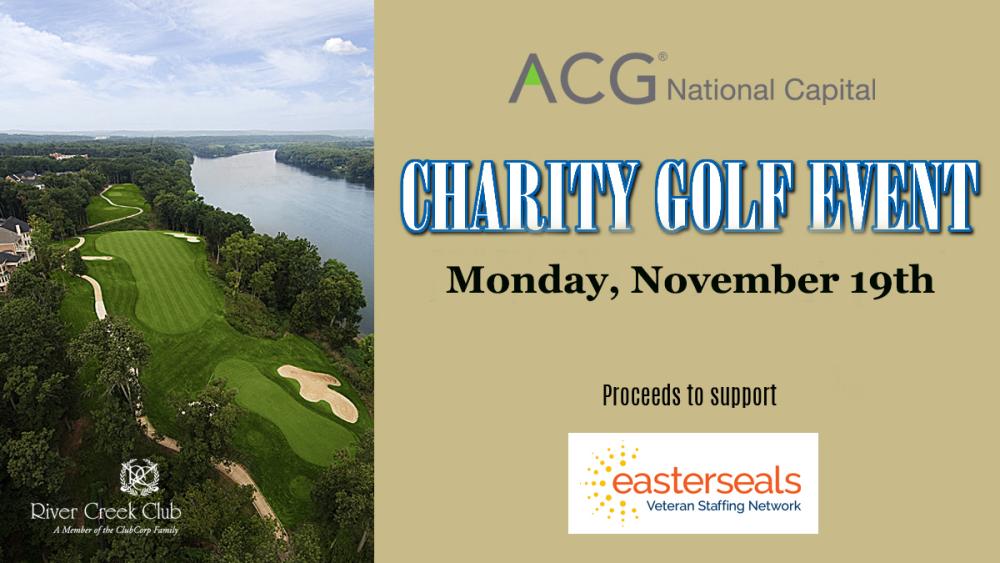 November 19 ACG Golf Outing November 19 ACG Golf Outing