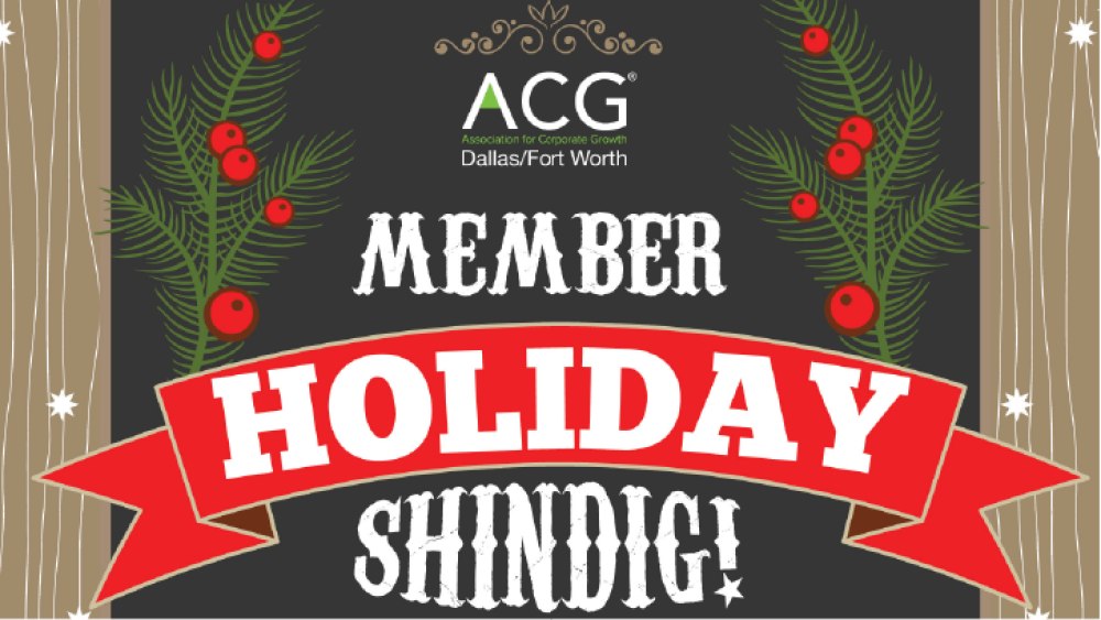 2018 ACG DFW Member Holiday Party 2018 ACG DFW Member Holiday Party