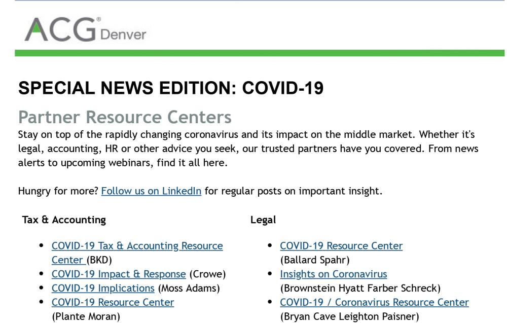 Important COVID-19 News & Insight