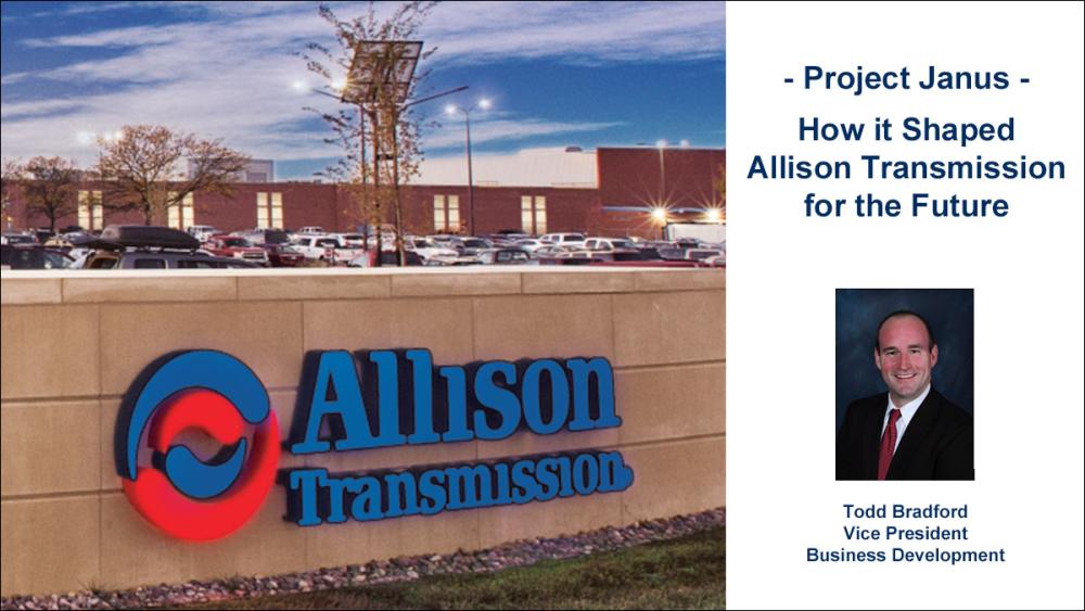 Project Janus – How it Shaped Allison Transmission for the Future