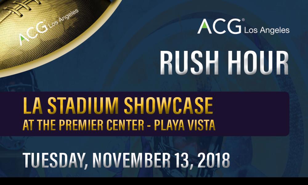 LA Stadium Showcase Nov 13 2018 LA Stadium Showcase Nov 13 2018