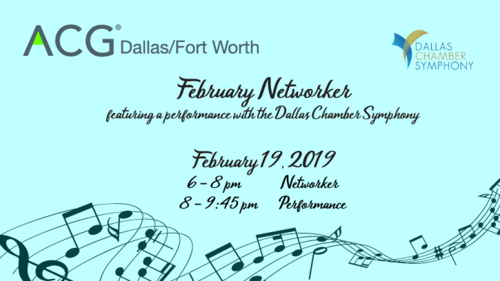 2019 February Networker 2019 ACG DFW February Networker