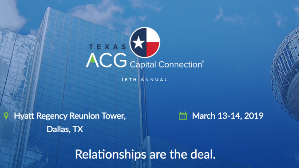 2019 Texas ACG Capital Connection