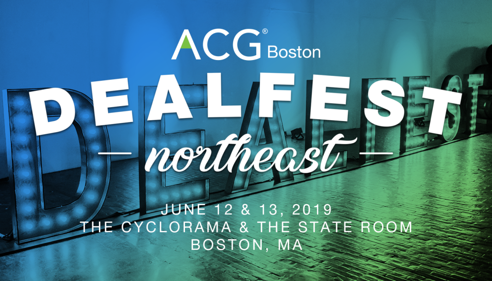 ACG Boston DealFest Northeast 2019 ACG Boston DealFest Northeast 2019