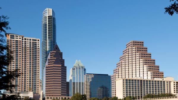 Austin skyline day