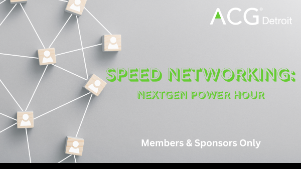 Fall Speed Networking