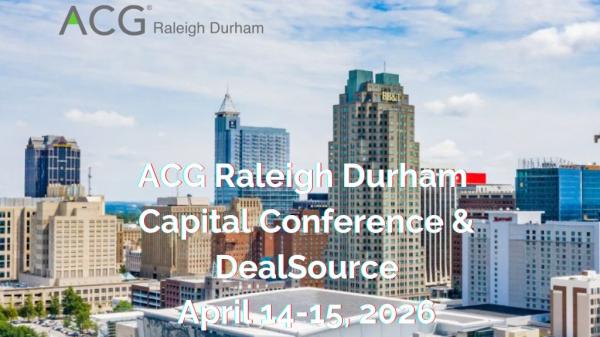 2026 ACG Raleigh Durham Capital Conference