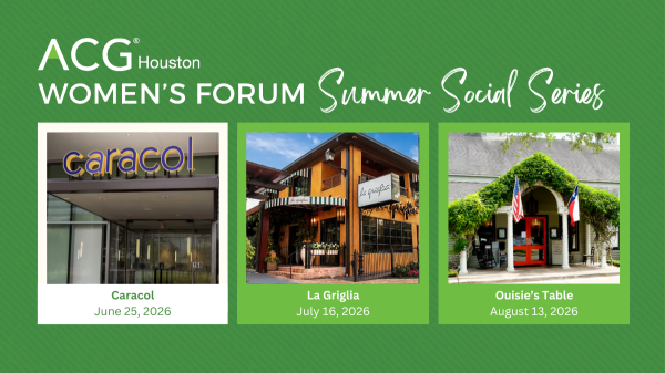 ACG Houston Women's Forum June