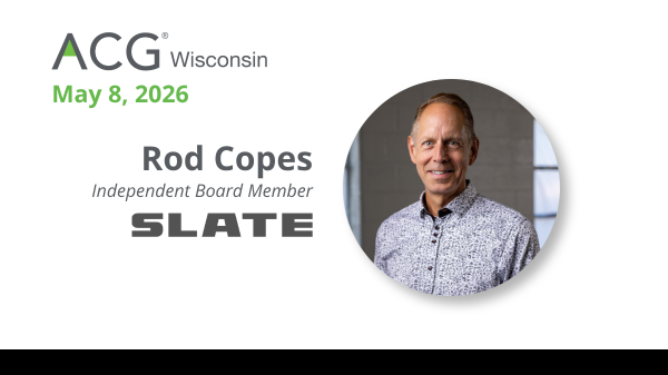 ACG Wisconsin May 8, 2026 - Rod Copes