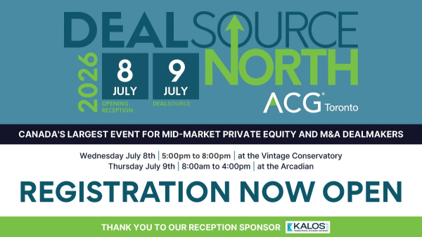 Deal Source North July 8th and 9th 2026