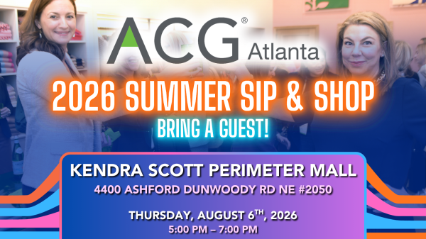 2026 Summer Sip & Shop graphic
