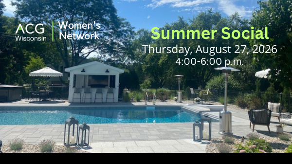 ACG WI Women's Network - 2026 Summer Social