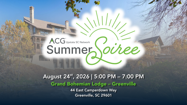 Upstate SC Summer Soiree