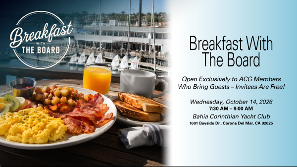 Breakfast with the Board - October 2026