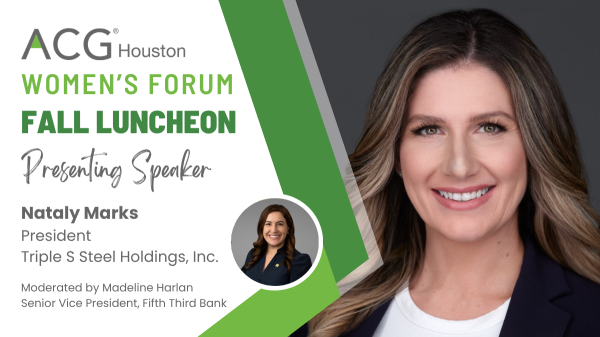 ACG Houston Women's Forum Fall Luncheon