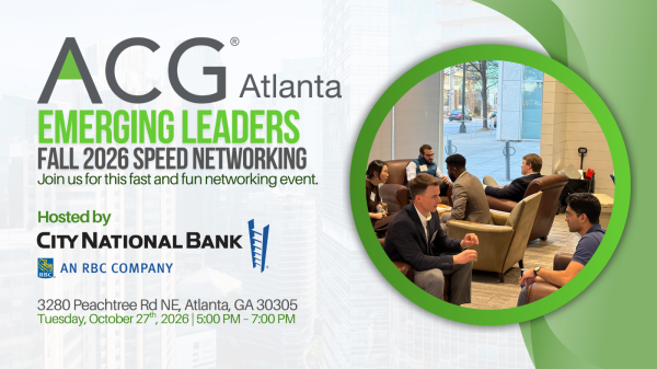 Emerging Leaders Fall 2026 Speed Networking