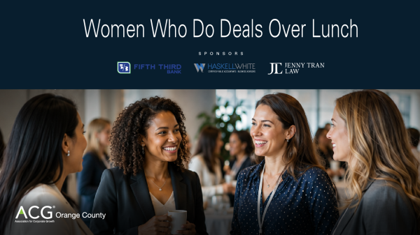 ACG OC Women in Leadership Luncheons Header
