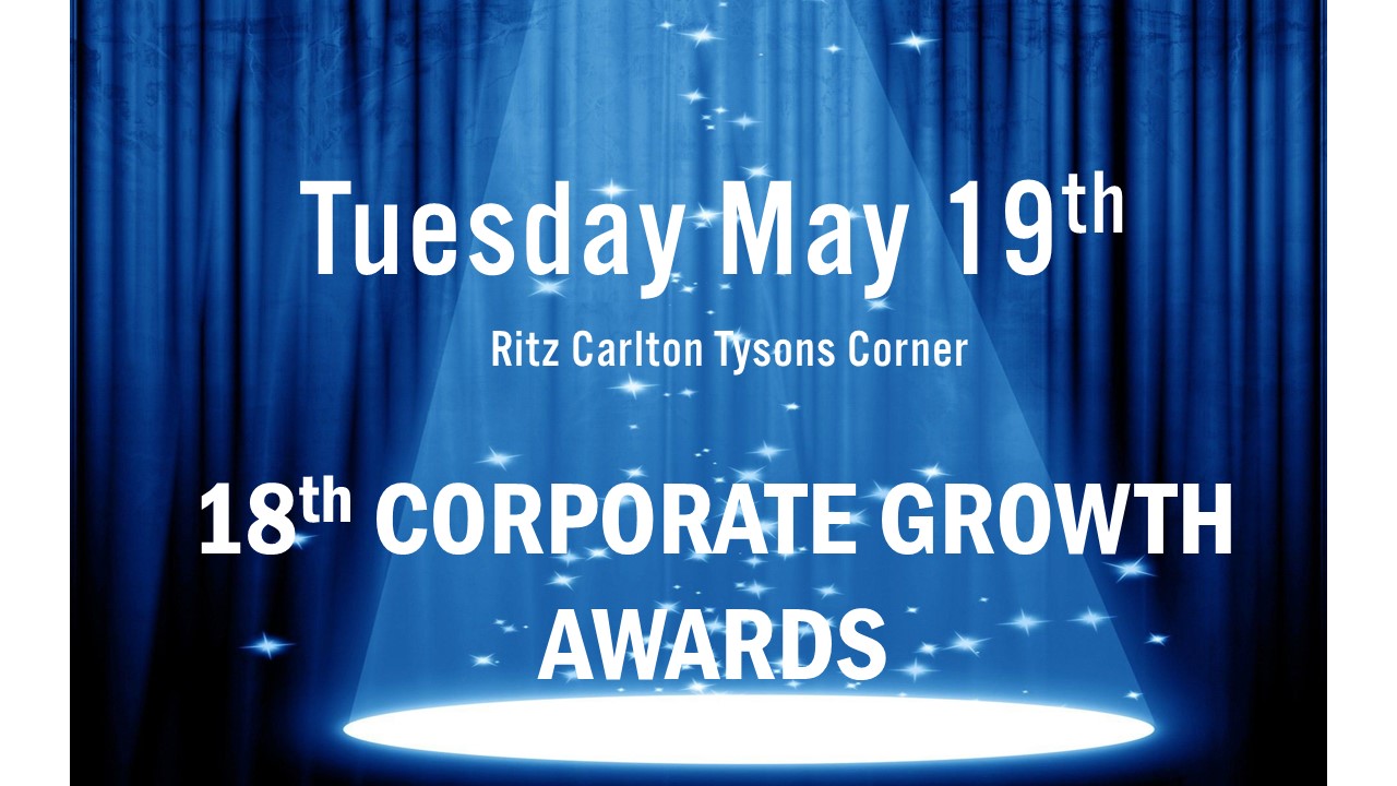 May 19th ACG Corporate Growth Awards May 19th ACG Corporate Growth Awards