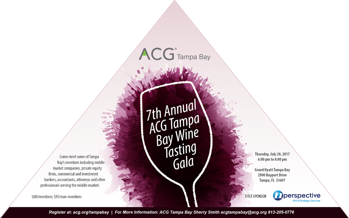 7th Annual Wine Tasting Gala ACG Tampa Bay