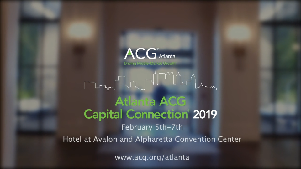 Atlanta ACG Capital Connection 2019